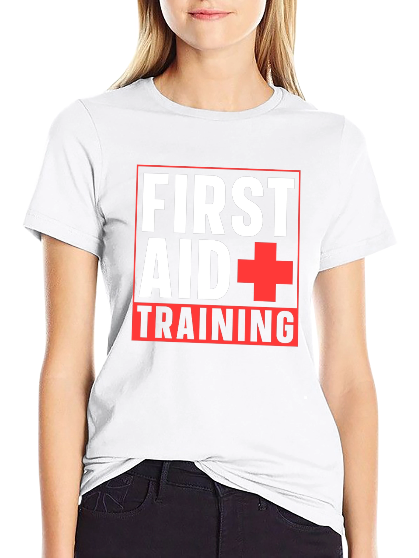 First Aid Training Crew Neck T-Shirt