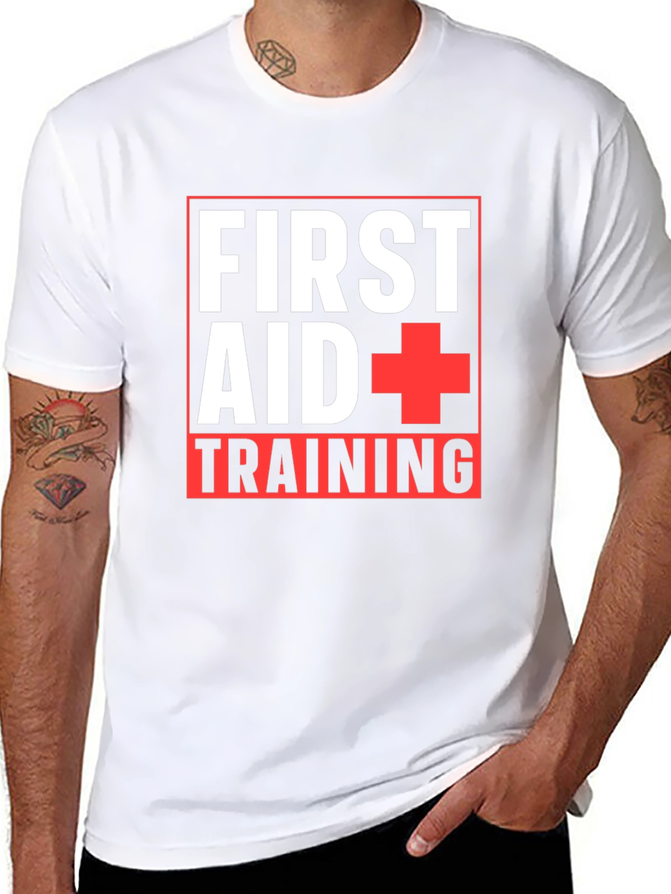 First Aid Training Crew Neck T-Shirt