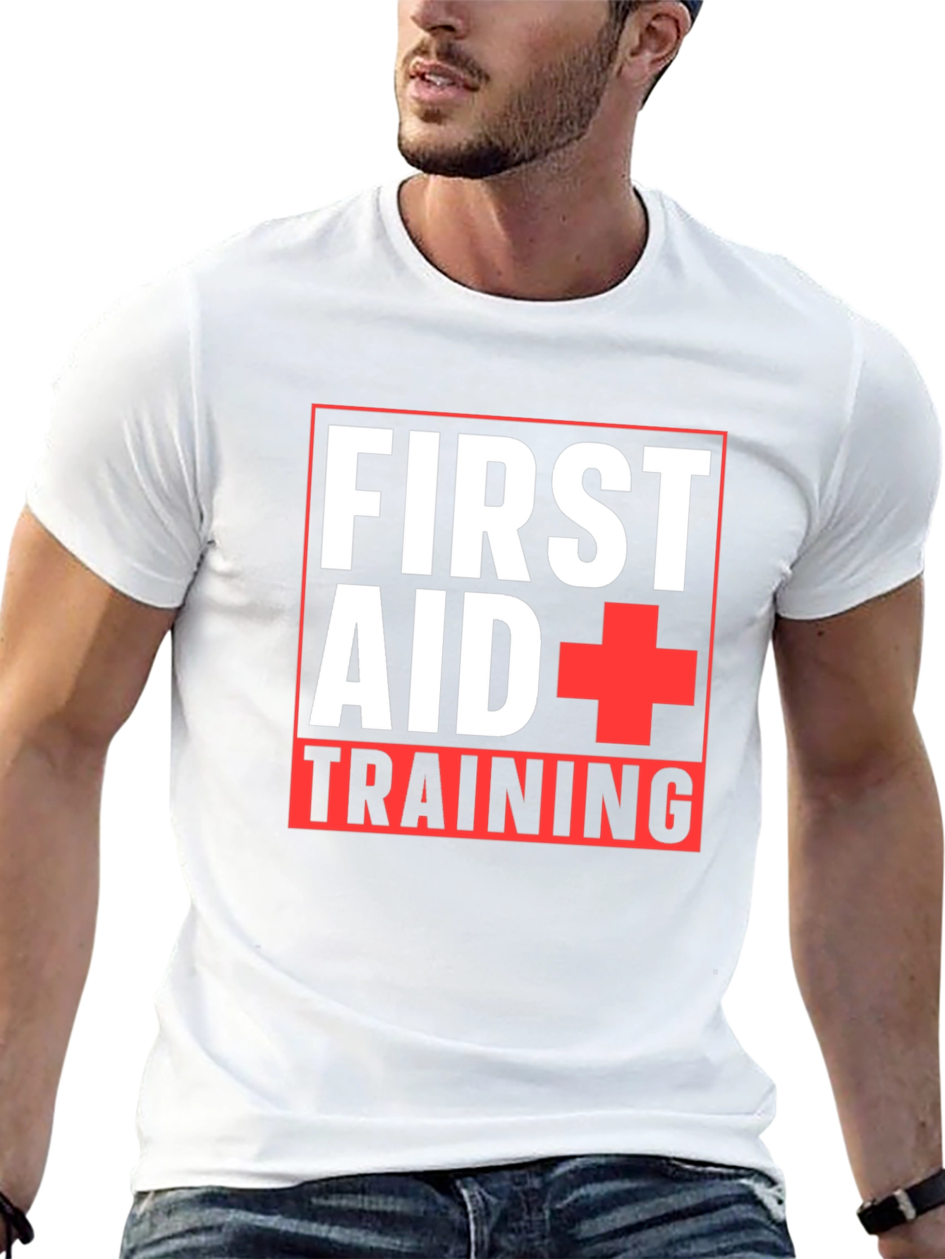 First Aid Training Crew Neck T-Shirt