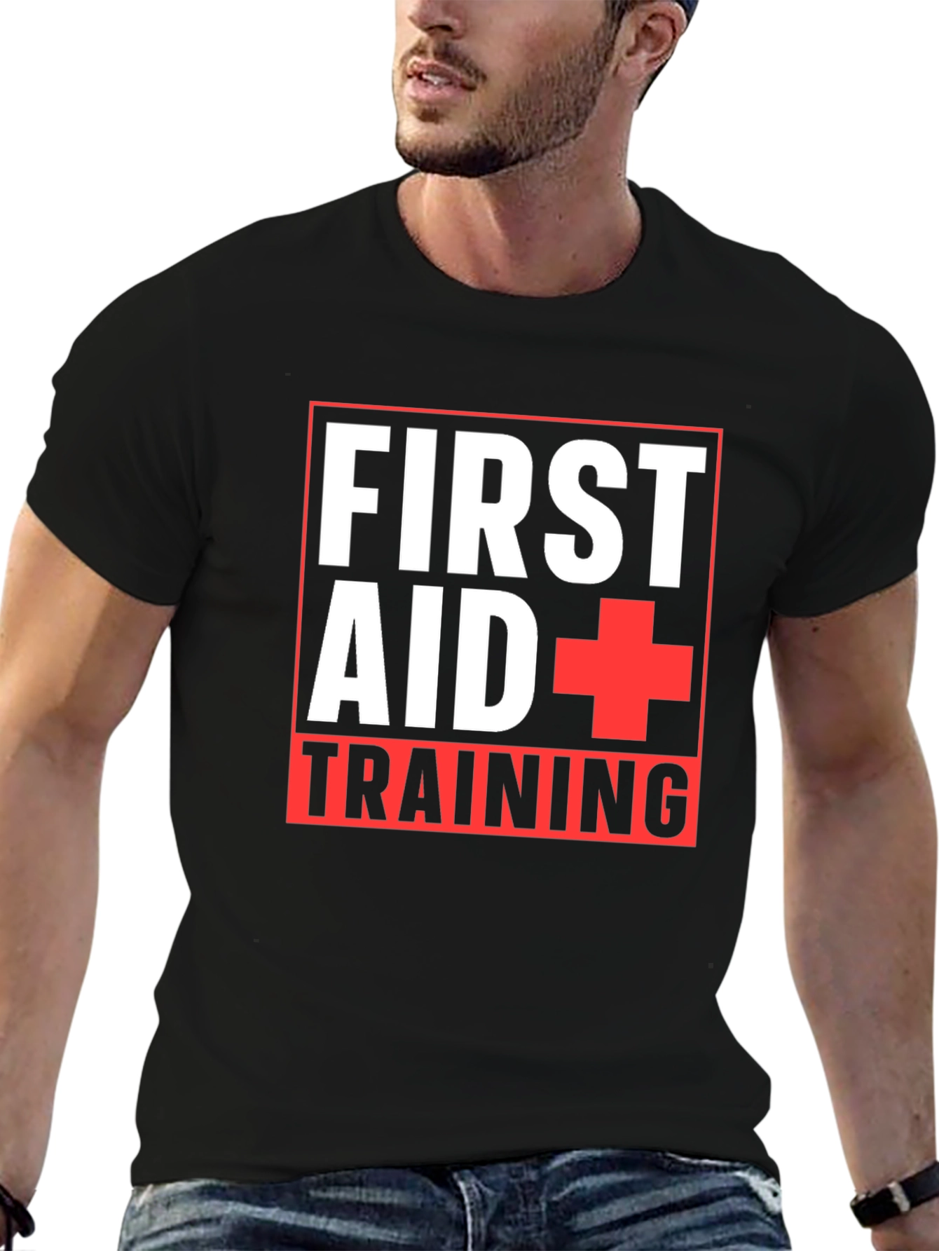 First Aid Training Crew Neck T-Shirt