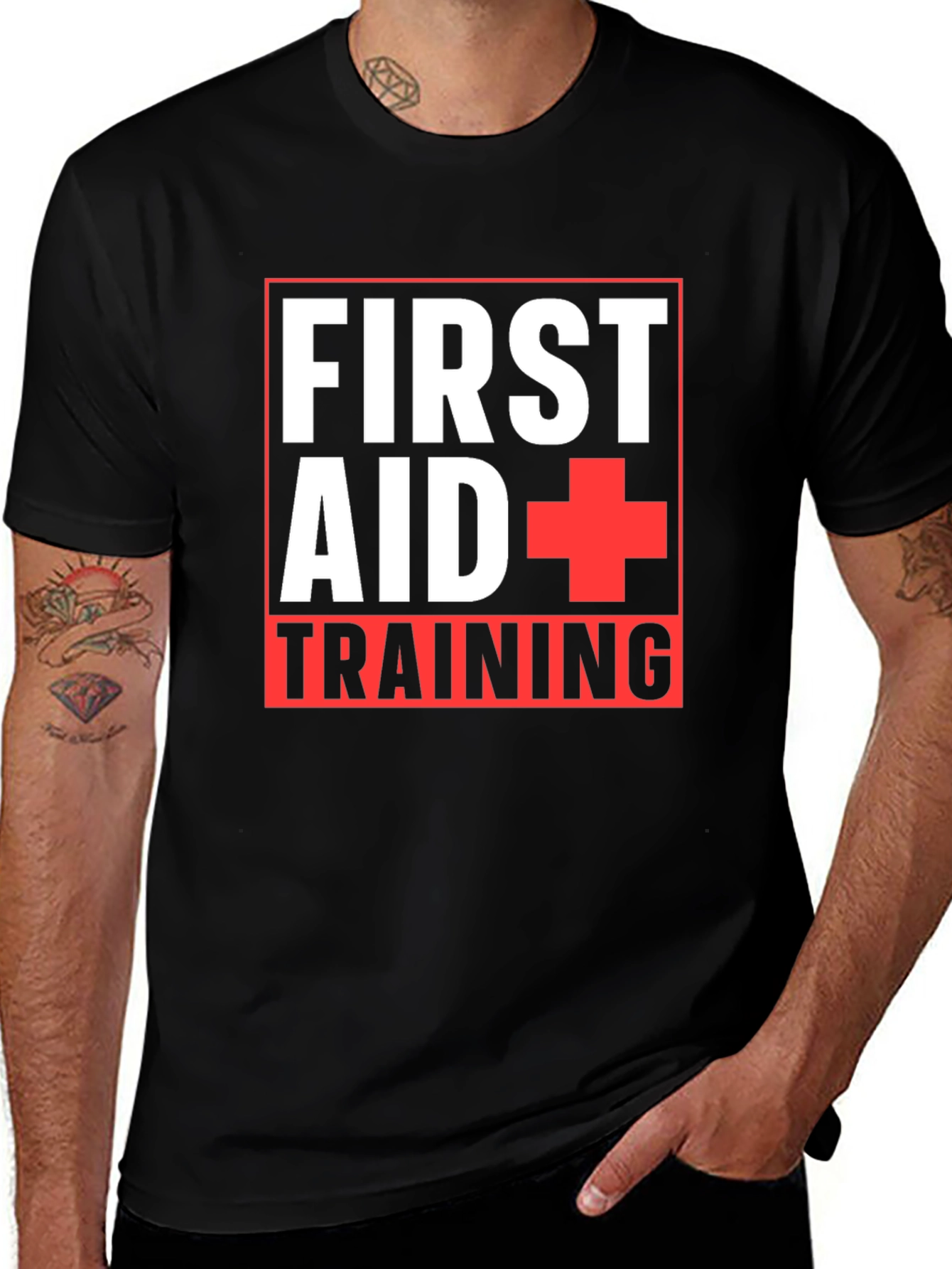 First Aid Training Crew Neck T-Shirt