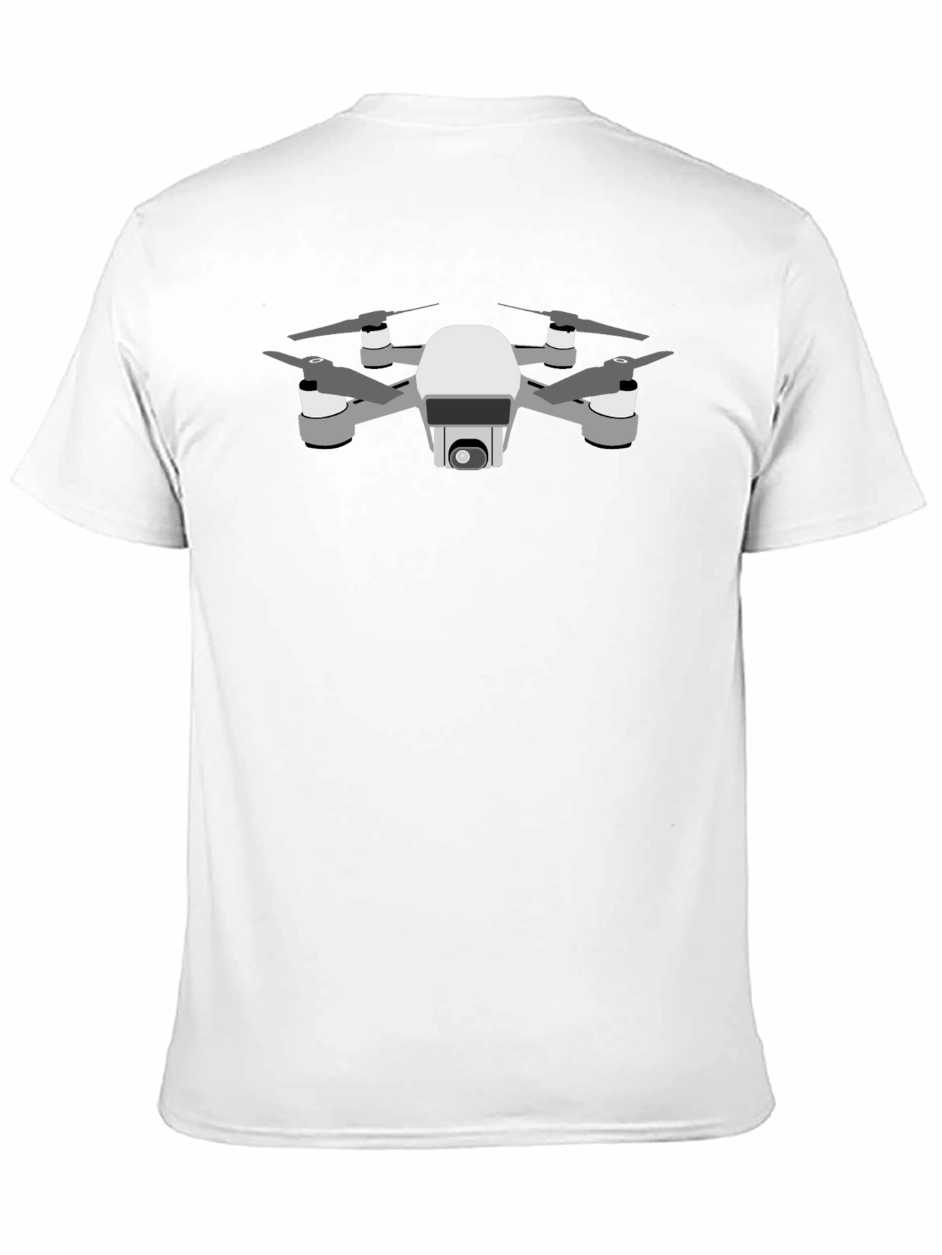 Drone Graphic Tee - Black Short Sleeve