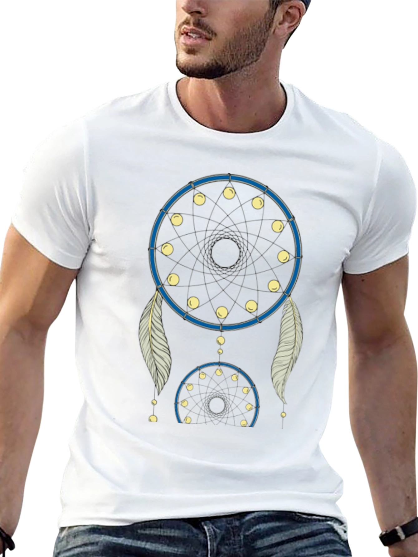 Dreamcatcher Graphic Tee - Mens Black T-Shirt