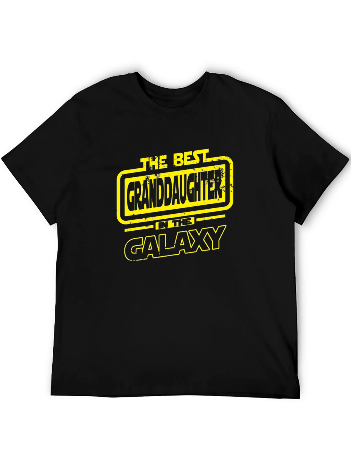 Best Granddaughter in the Galaxy Black T-Shirt