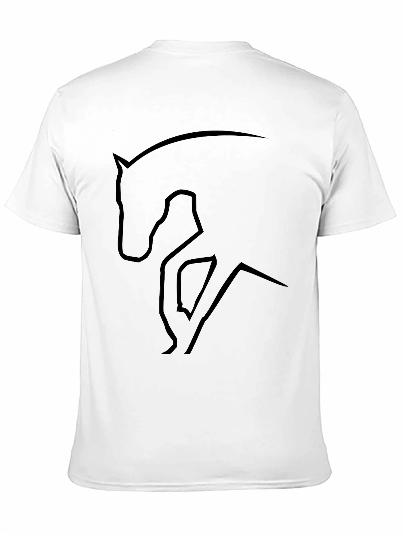 Black Horse Silhouette T-Shirt