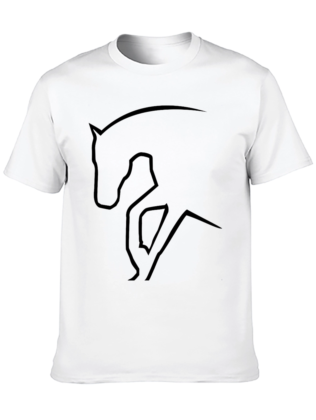 Black Horse Silhouette T-Shirt