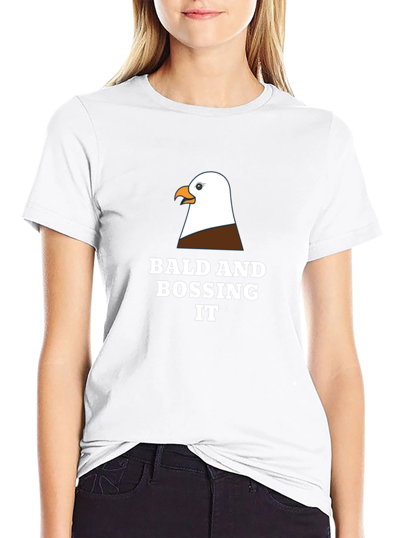 Bald Eagle Boss T-Shirt - Funny Graphic Tee