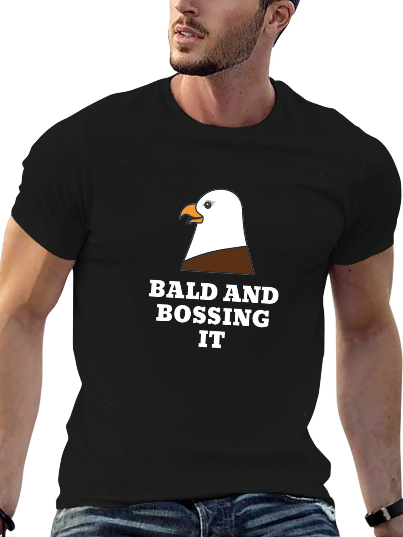 Bald Eagle Boss T-Shirt - Funny Graphic Tee