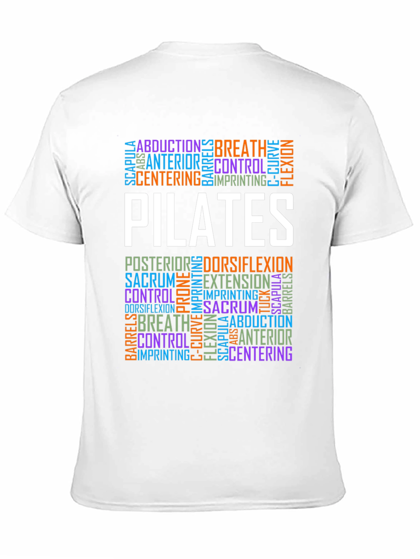 Pilates Word Art T-Shirt