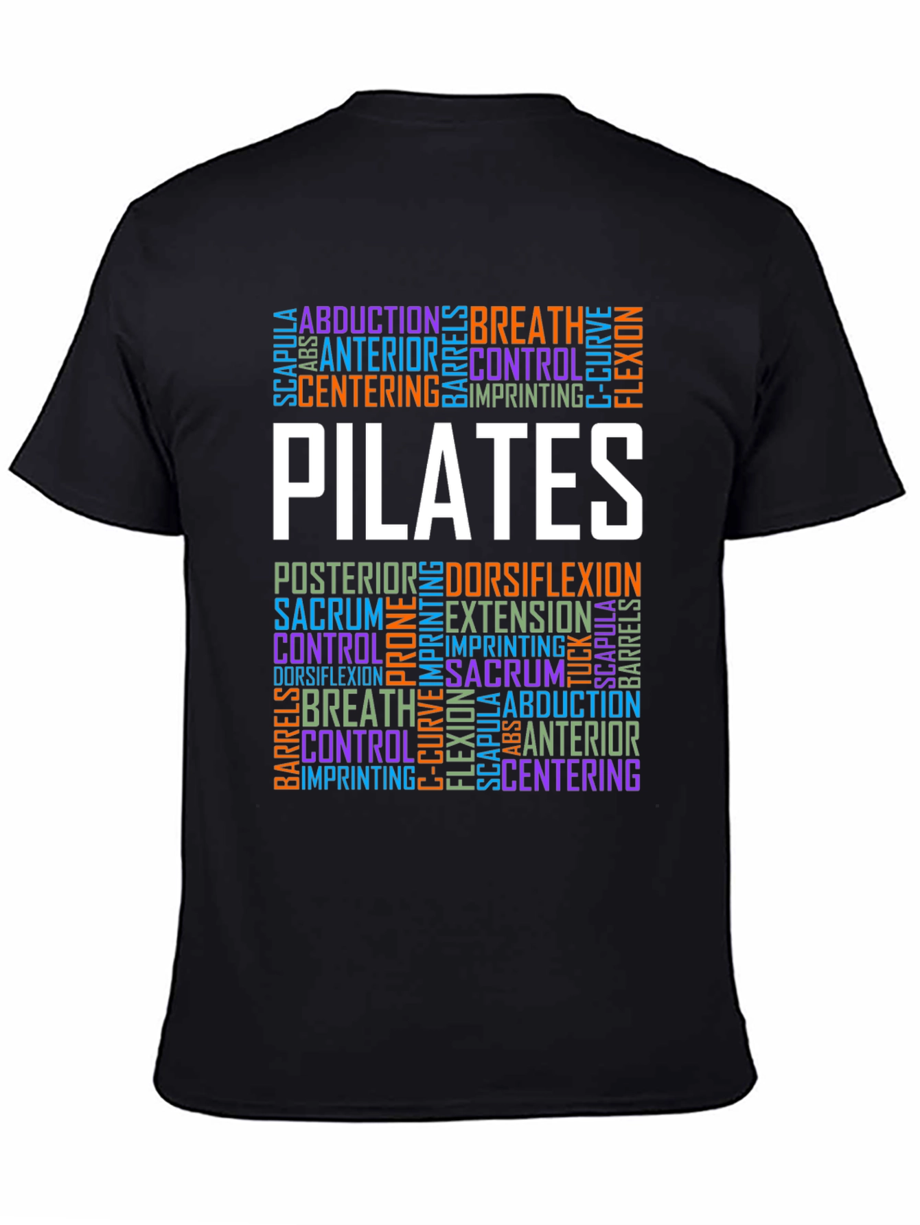 Pilates Word Art T-Shirt