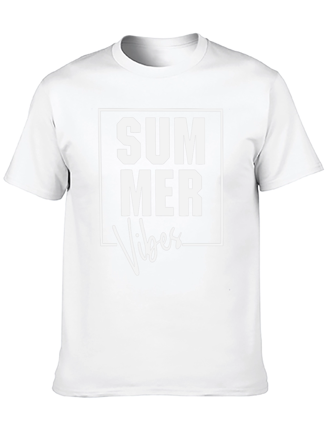 Summer Vibes Graphic Tee - Casual Black T-Shirt