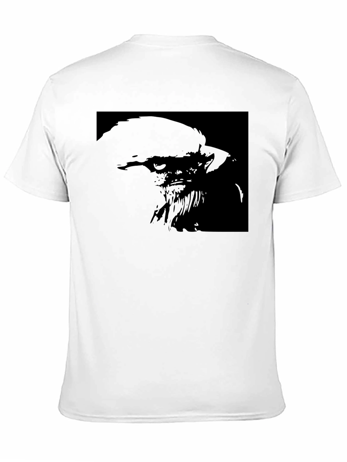 Mens Black Graphic Tee - Dark Design