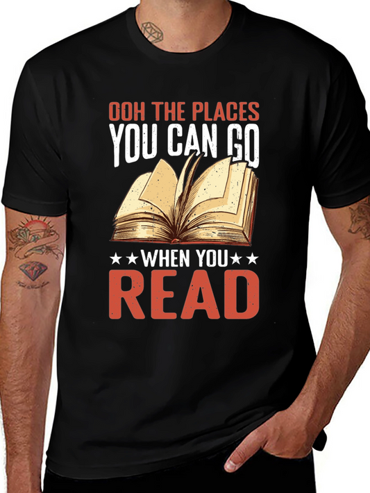 Book Lover T-Shirt - Places You Can Go