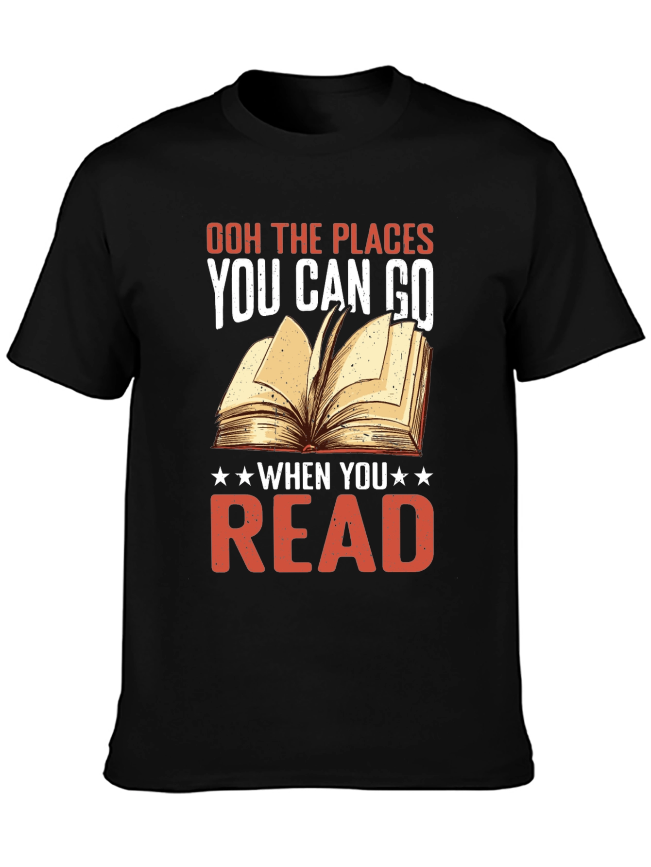 Book Lover T-Shirt - Places You Can Go