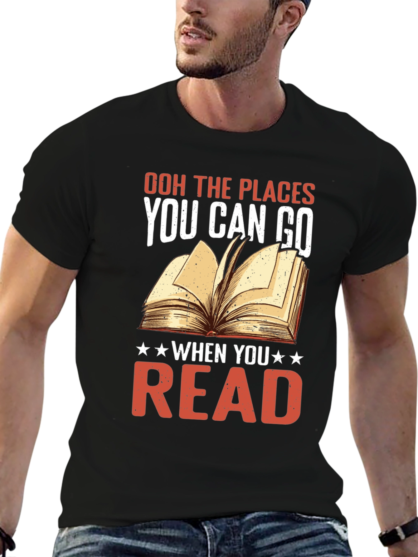 Book Lover T-Shirt - Places You Can Go