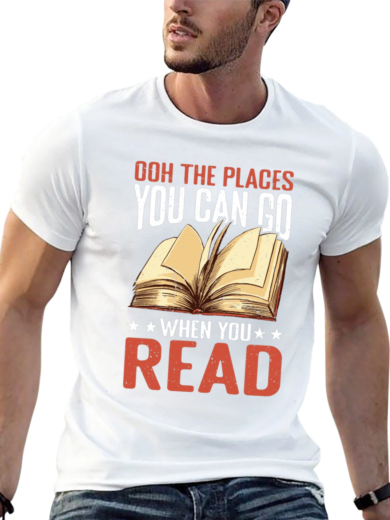 Book Lover T-Shirt - Places You Can Go