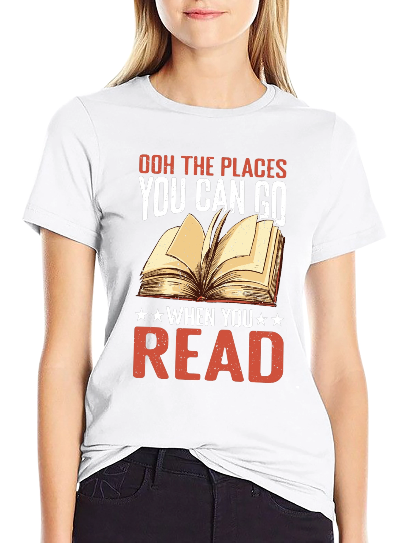 Book Lover T-Shirt - Places You Can Go