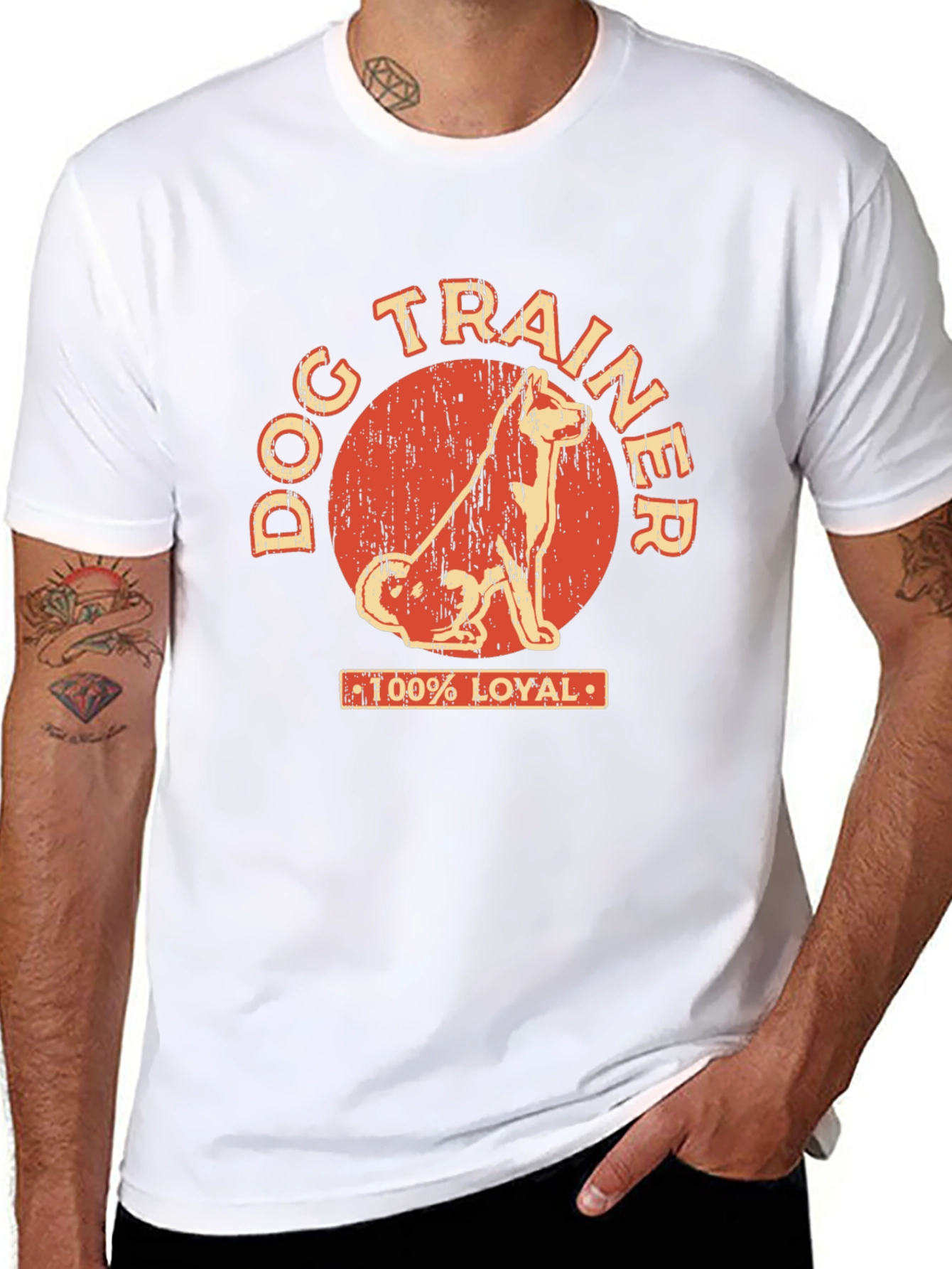 Dog Trainer 100% Loyal Graphic Tee