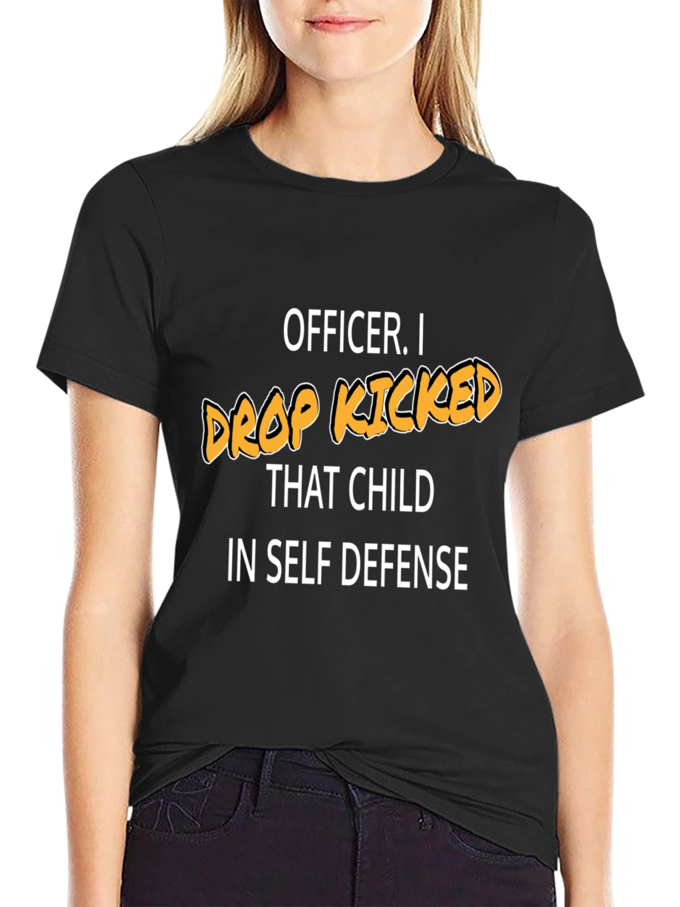 Funny Drop Kicked That Child Graphic Tee