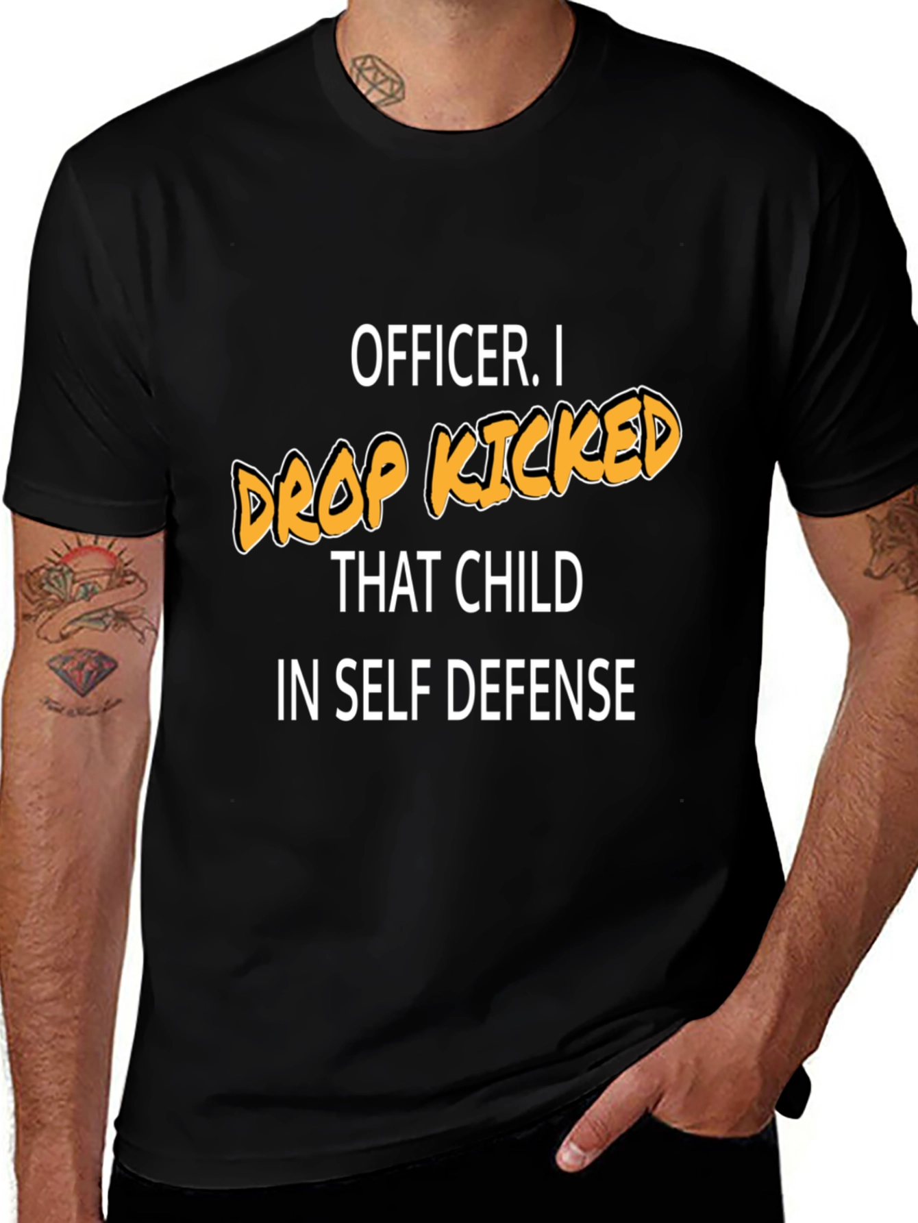Funny Drop Kicked That Child Graphic Tee