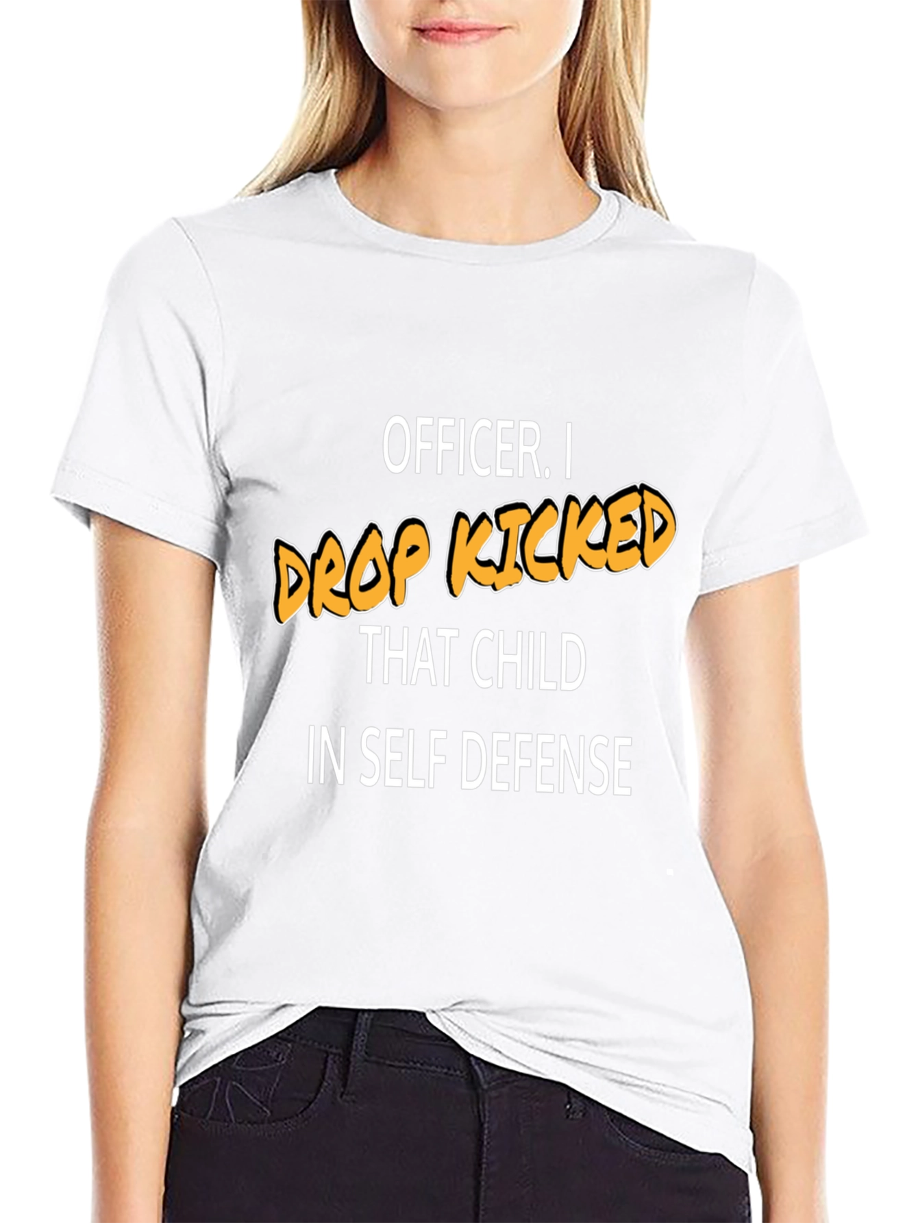 Funny Drop Kicked That Child Graphic Tee