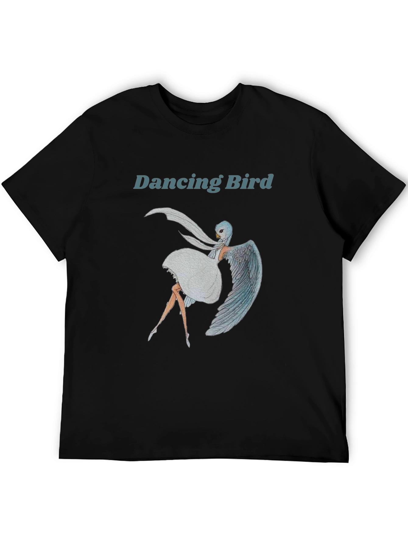 Dancing Bird Graphic Tee - Unique Design