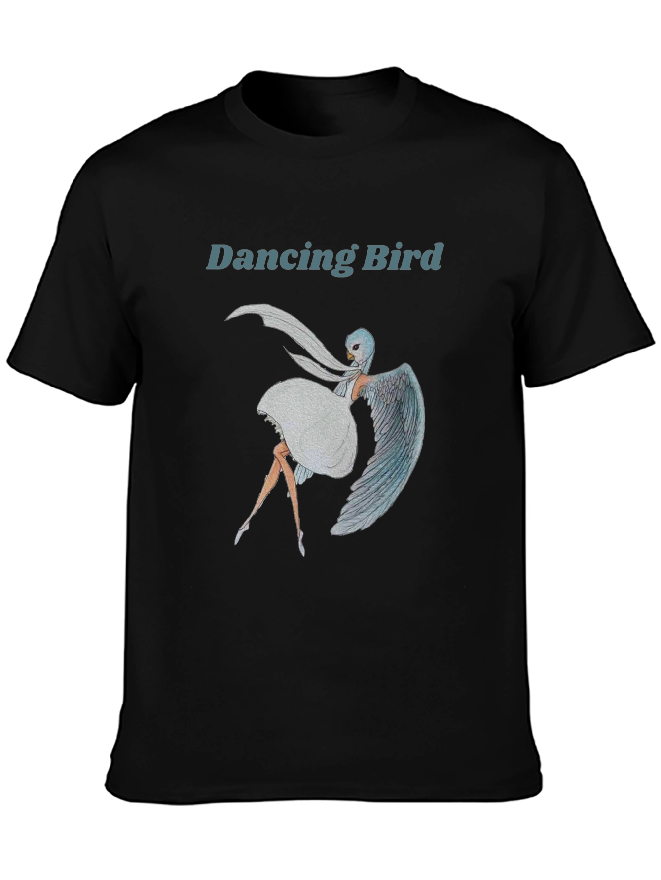 Dancing Bird Graphic Tee - Unique Design