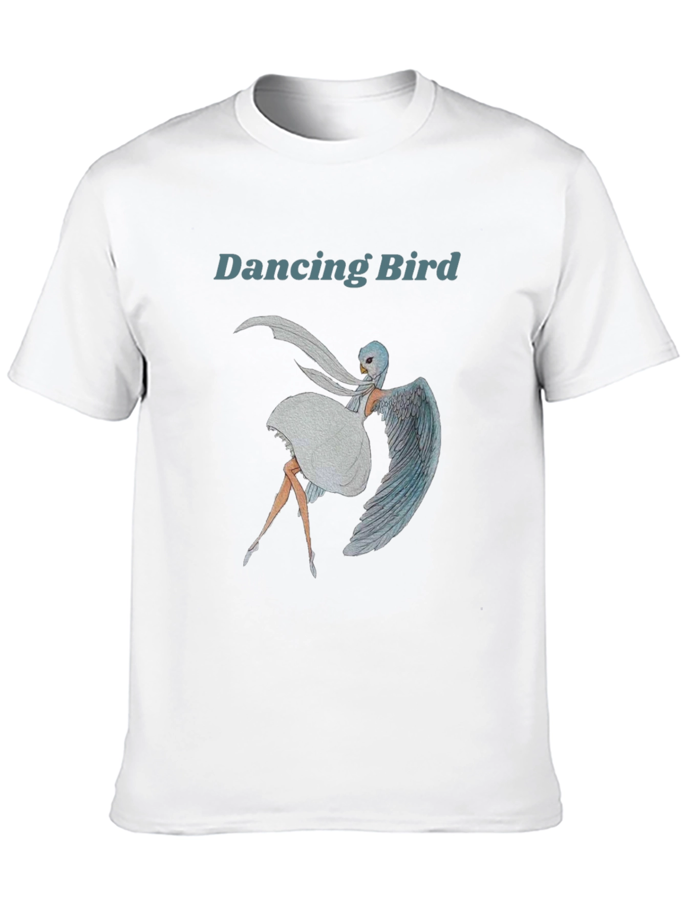 Dancing Bird Graphic Tee - Unique Design