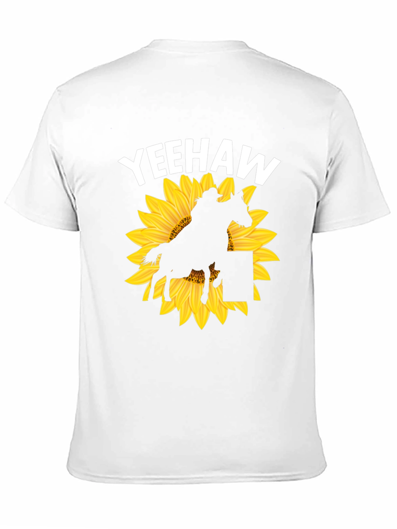 Yeehaw Sunflower Graphic T-Shirt - Western Style