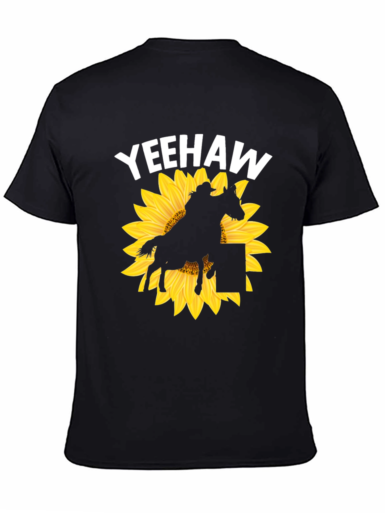 Yeehaw Sunflower Graphic T-Shirt - Western Style