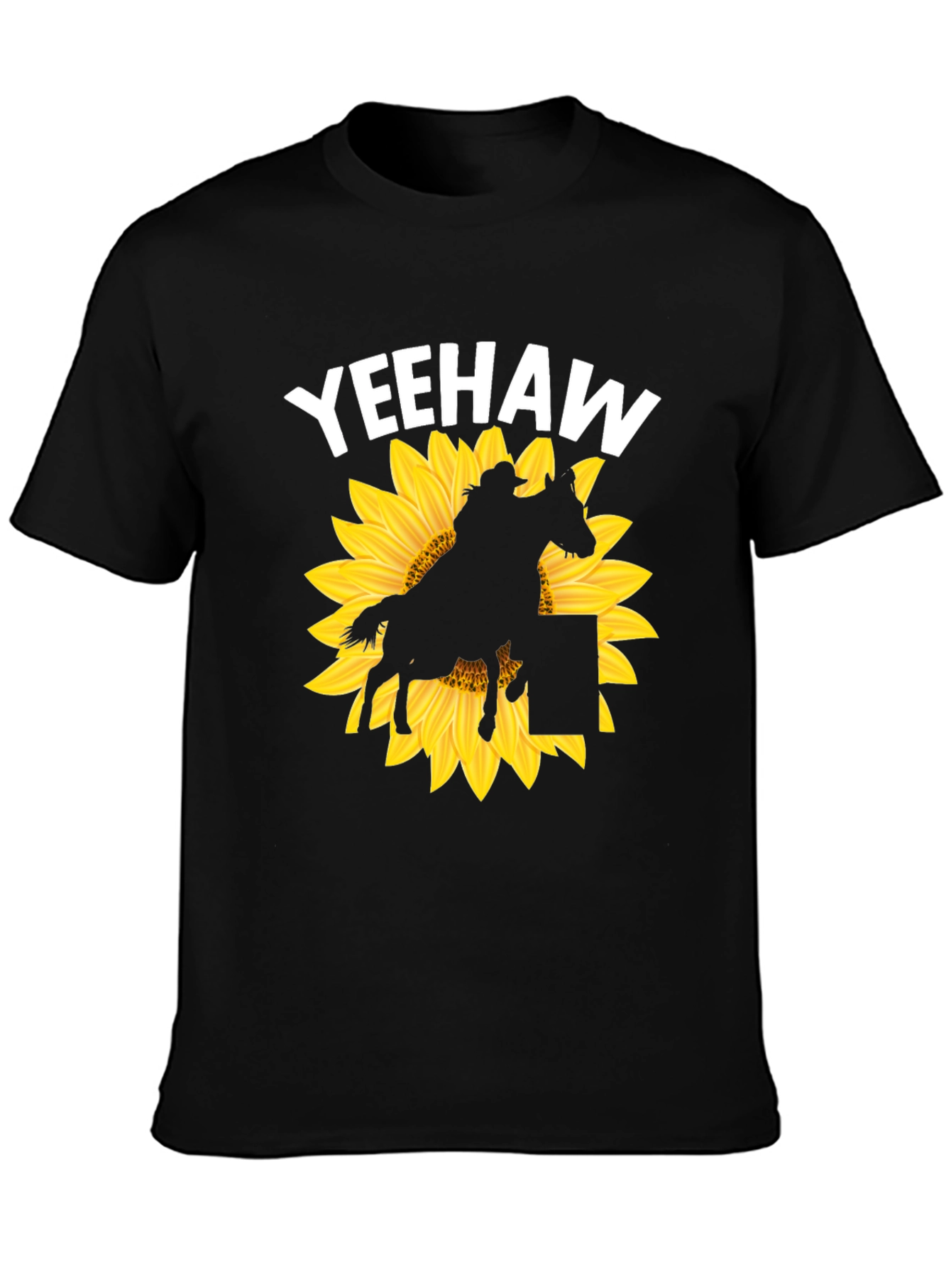 Yeehaw Sunflower Graphic T-Shirt - Western Style