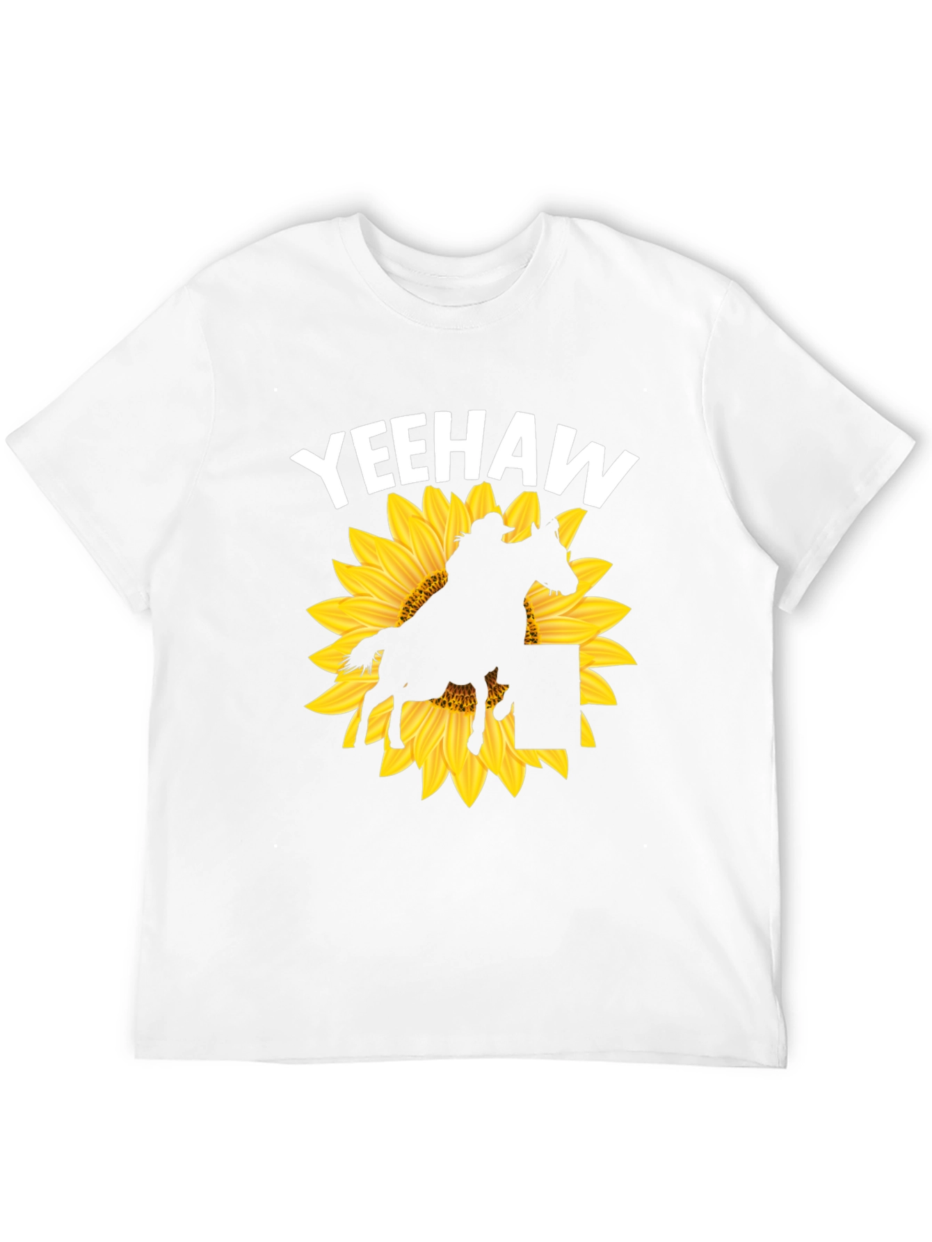 Yeehaw Sunflower Graphic T-Shirt - Western Style