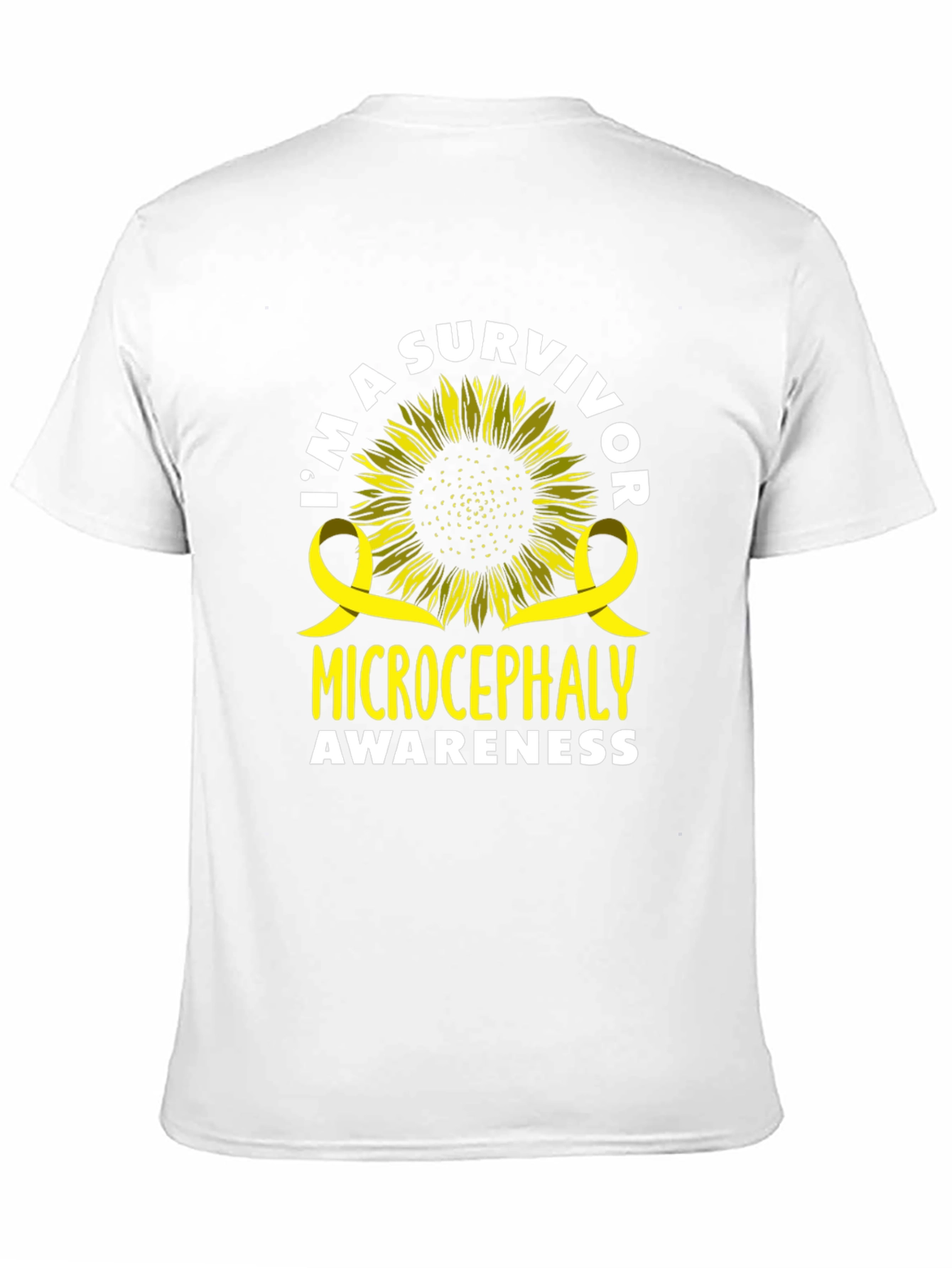 Microcephaly Awareness Sunflower Survivor T-Shirt