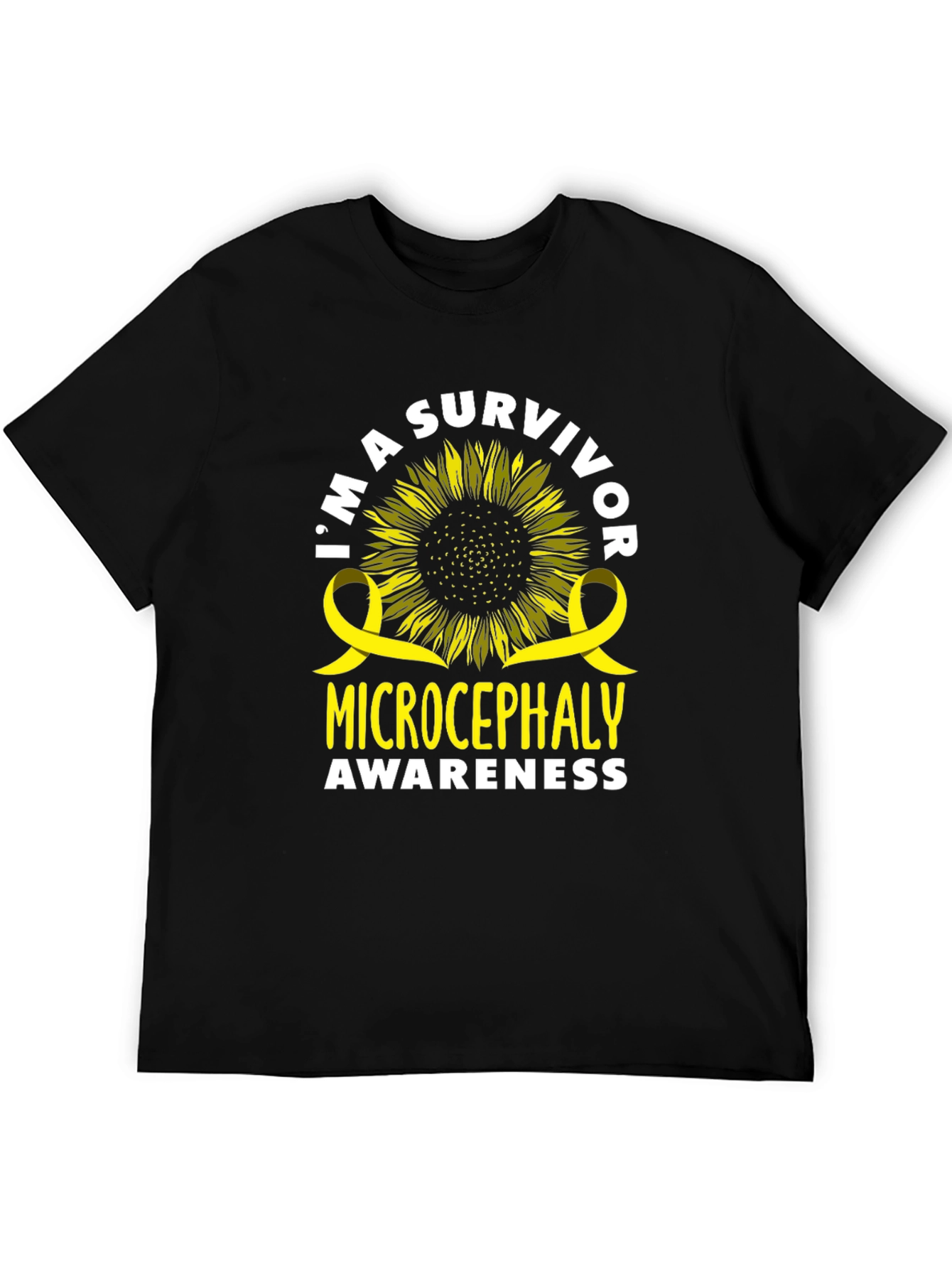 Microcephaly Awareness Sunflower Survivor T-Shirt