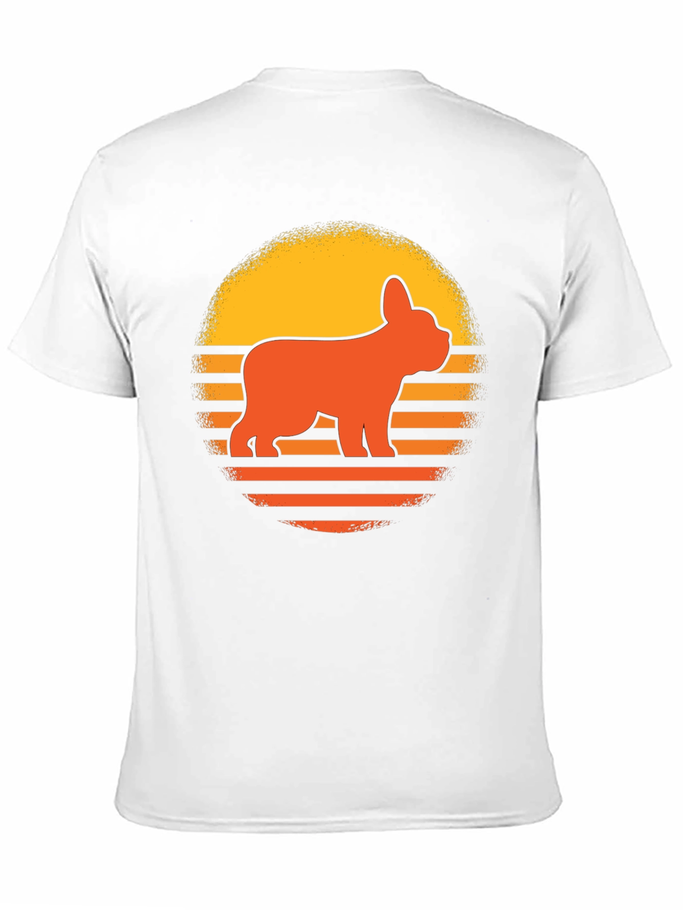 Retro French Bulldog Sunset T-Shirt