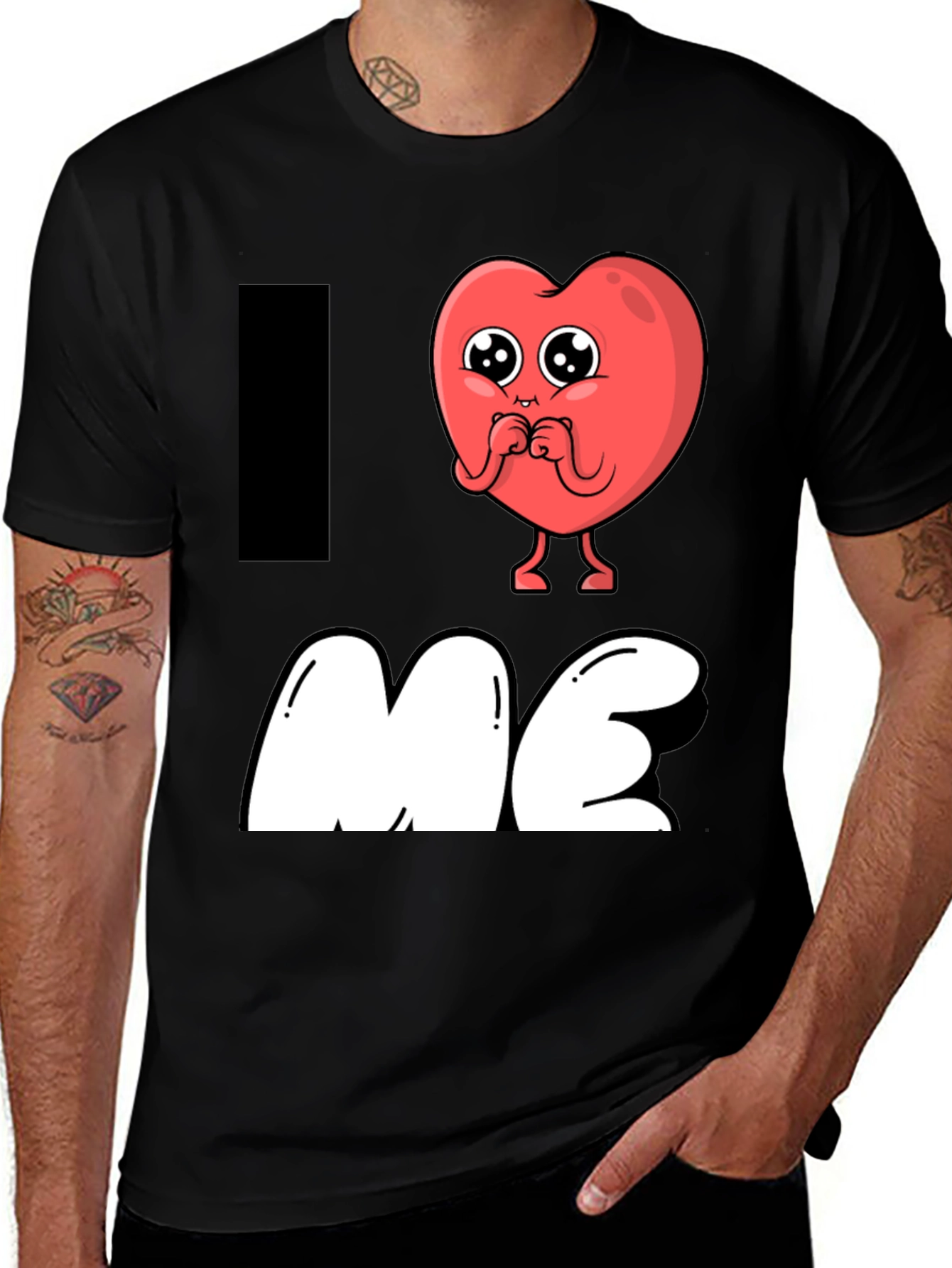 I Heart ME T-Shirt - Cute Cartoon Design