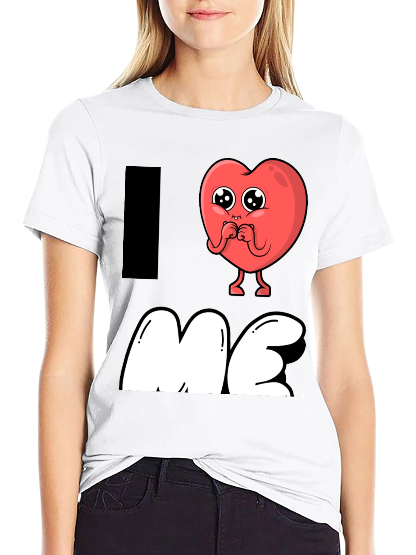 I Heart ME T-Shirt - Cute Cartoon Design