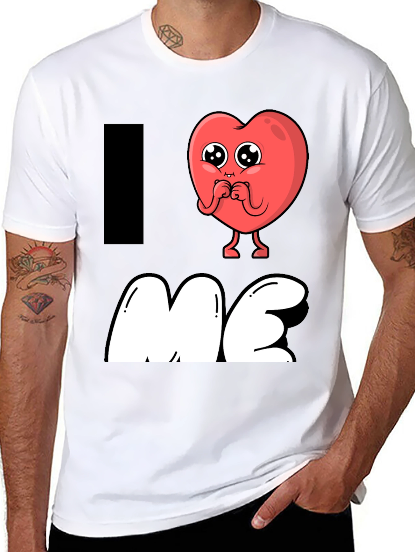 I Heart ME T-Shirt - Cute Cartoon Design