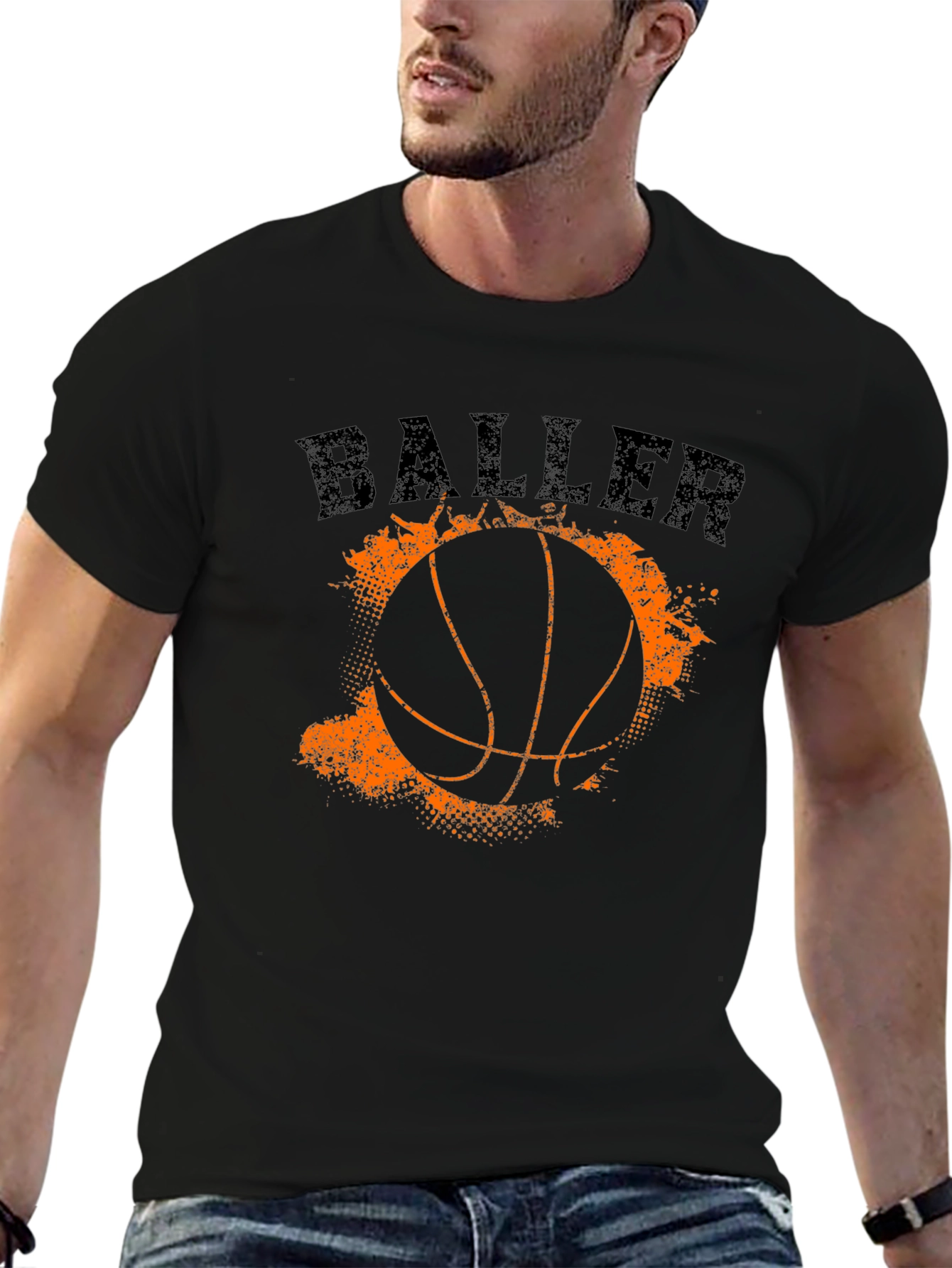 Baller Graphic Tee - Basketball T-Shirt