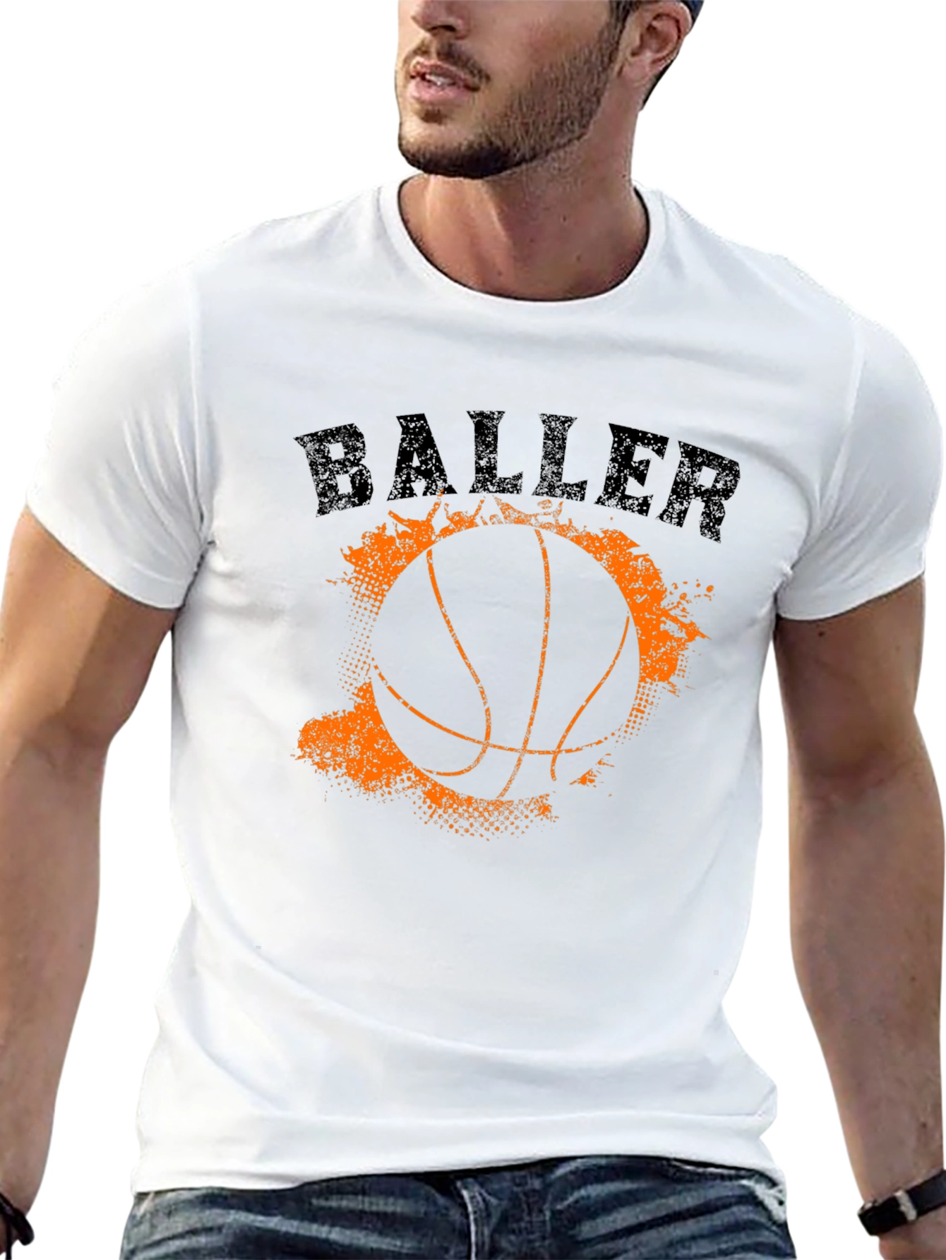 Baller Graphic Tee - Basketball T-Shirt