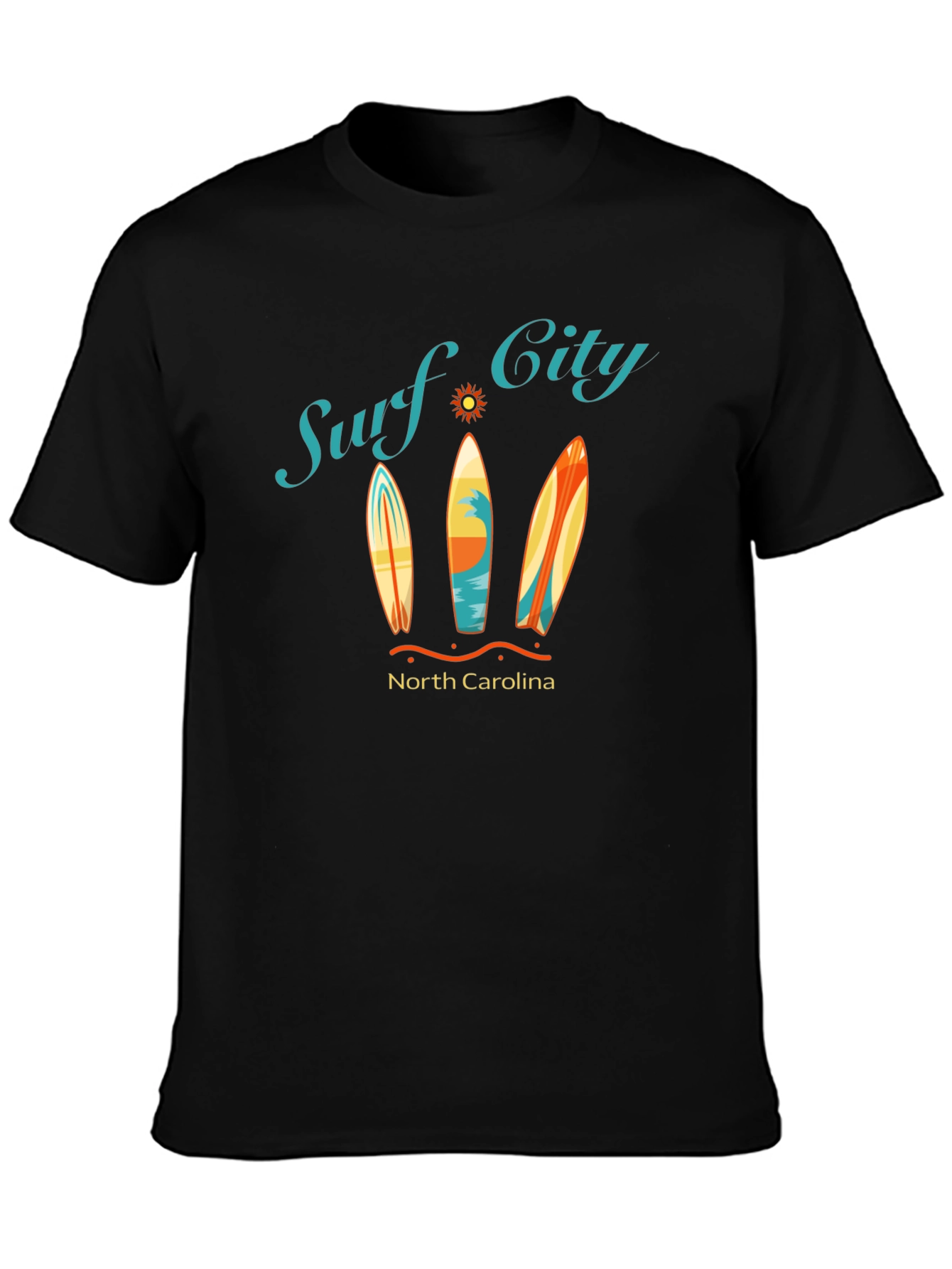Surf City North Carolina Graphic T-Shirt