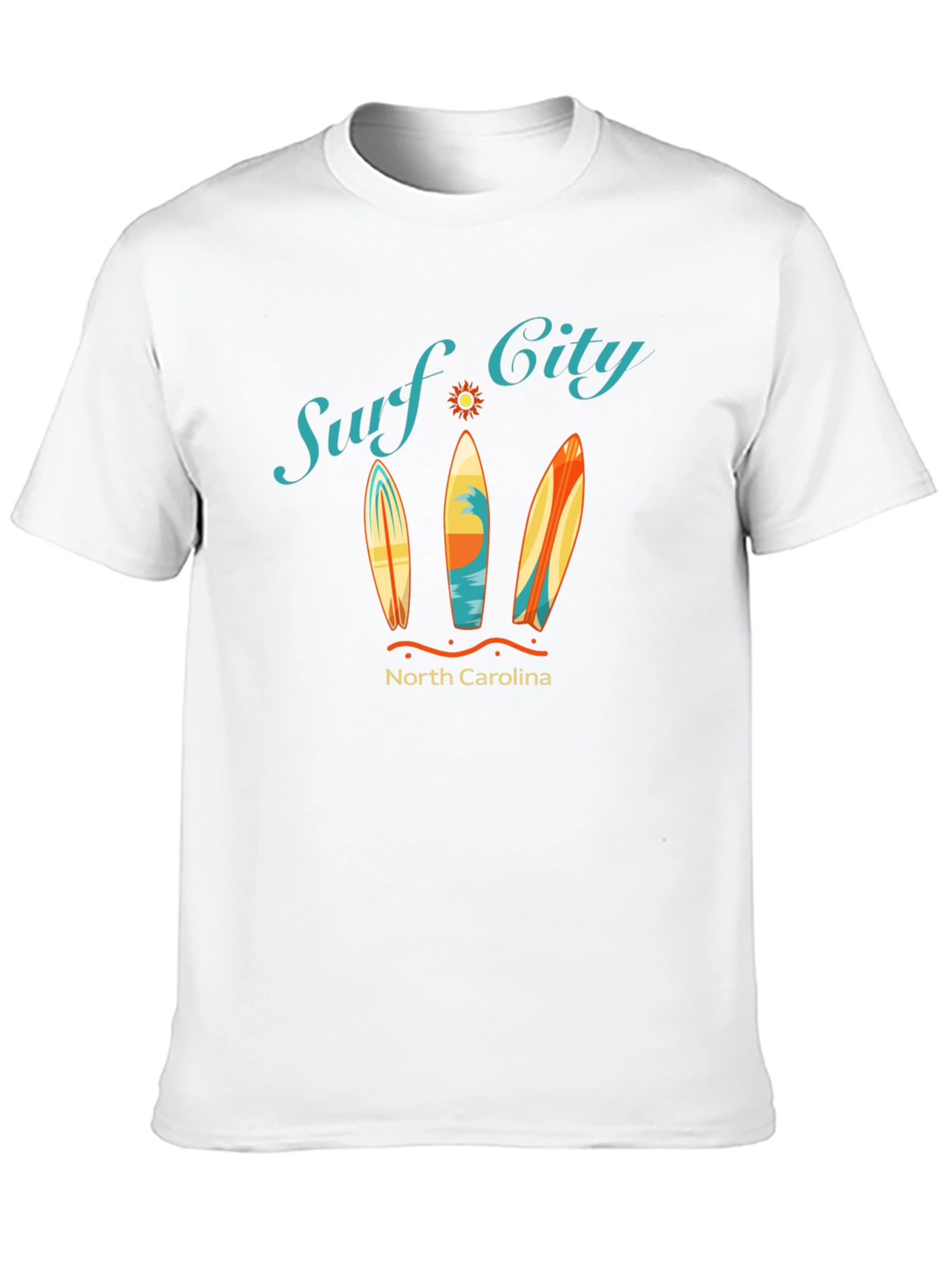 Surf City North Carolina Graphic T-Shirt