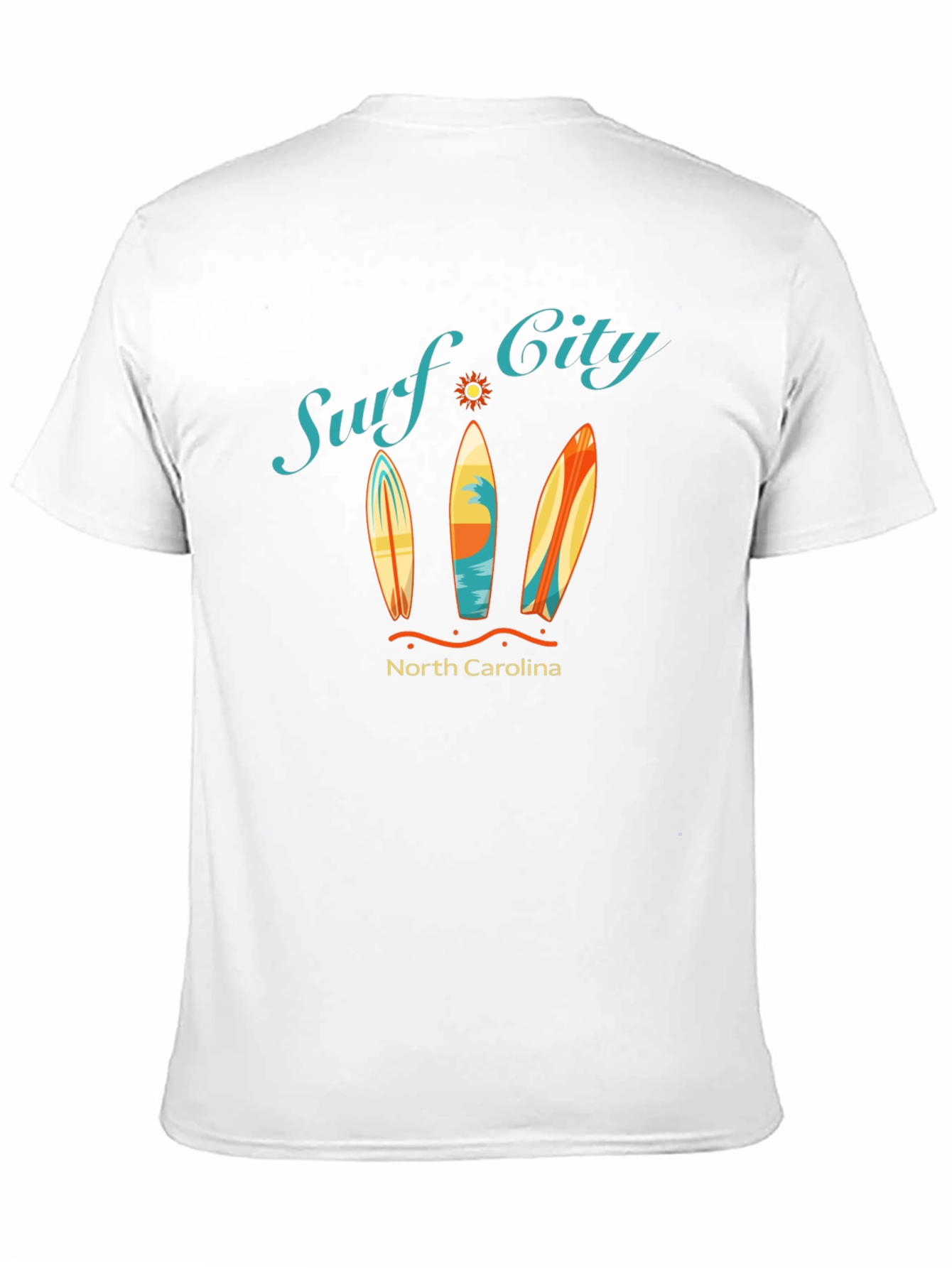 Surf City North Carolina Graphic T-Shirt