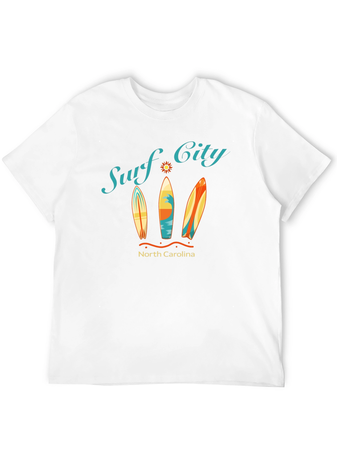 Surf City North Carolina Graphic T-Shirt