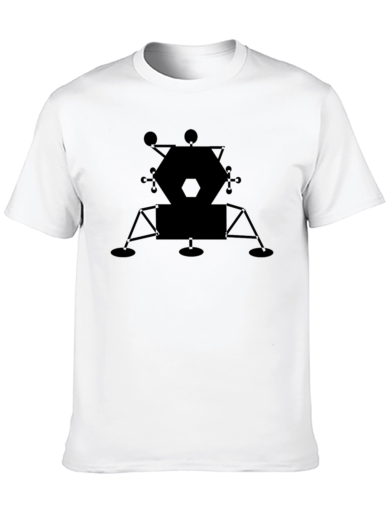 Lunar Lander T-Shirt - Retro Space Exploration Tee