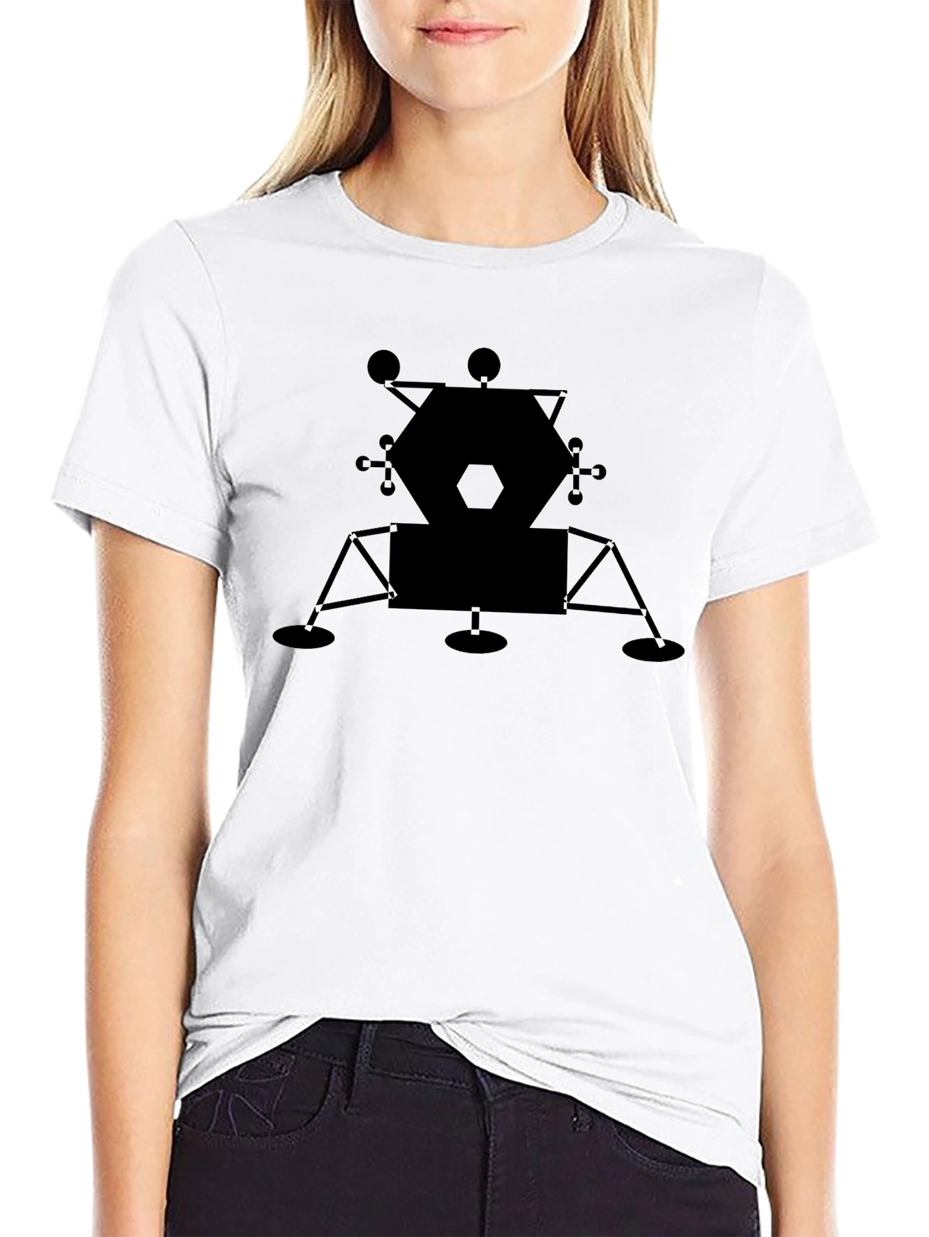 Lunar Lander T-Shirt - Retro Space Exploration Tee