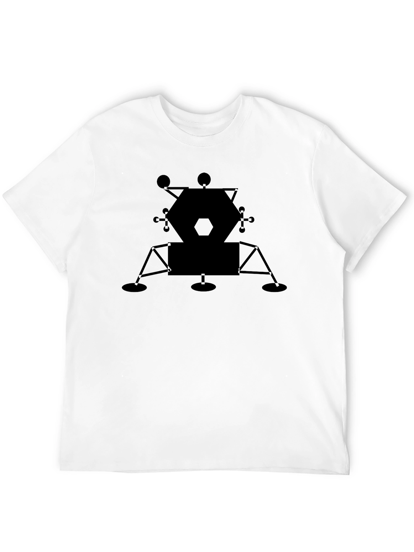 Lunar Lander T-Shirt - Retro Space Exploration Tee