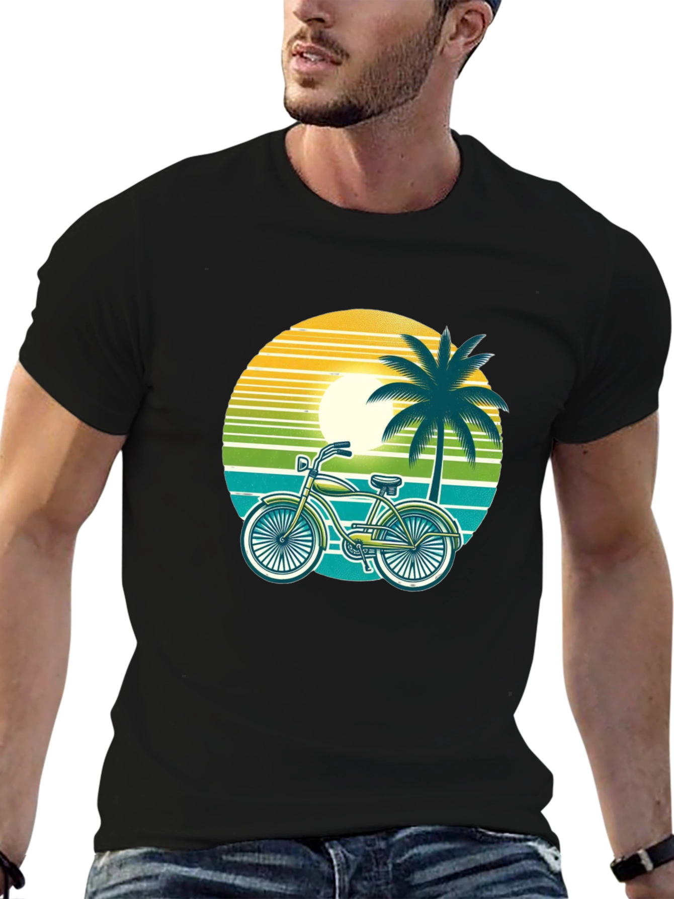 Retro Beach Cruiser Graphic Tee