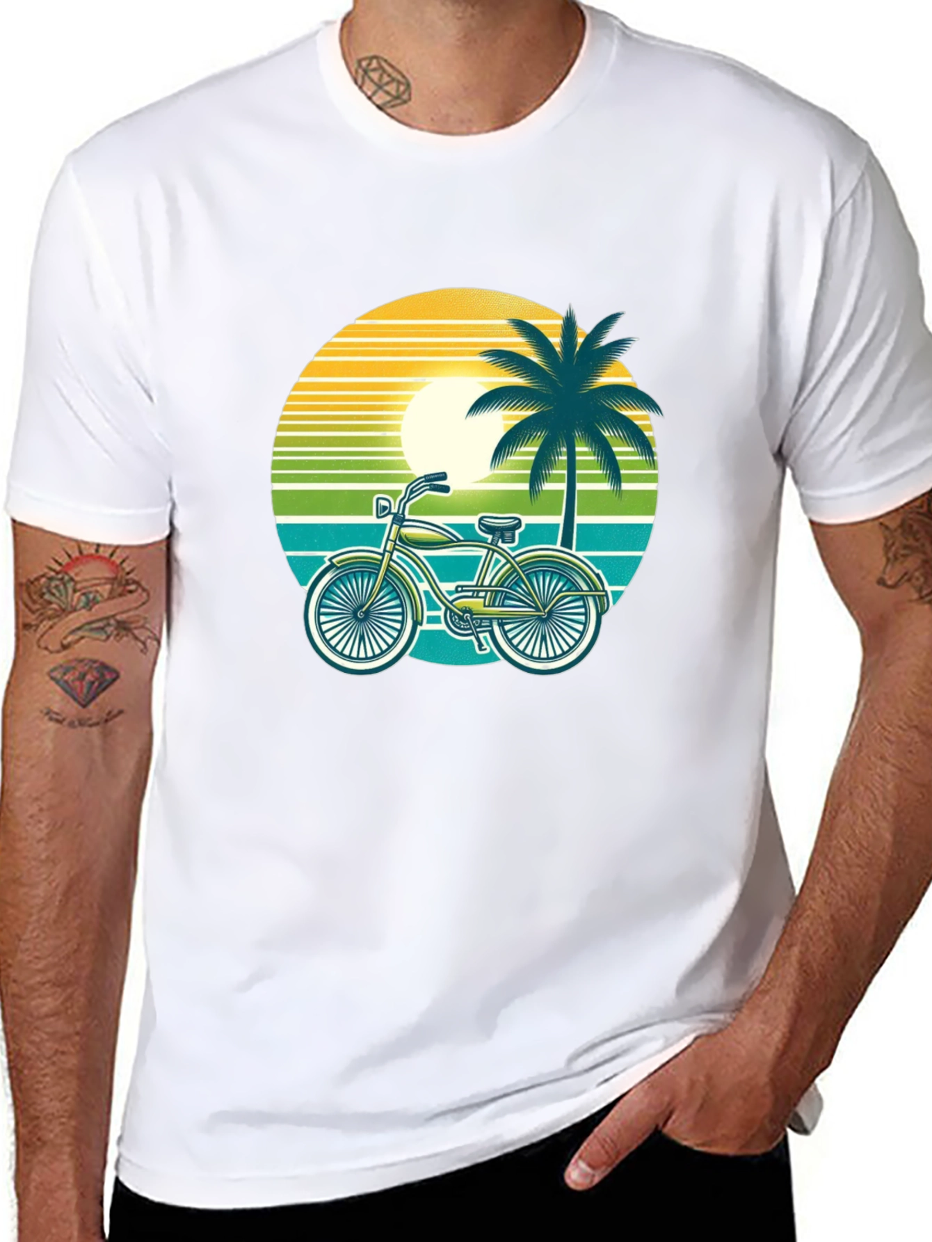 Retro Beach Cruiser Graphic Tee