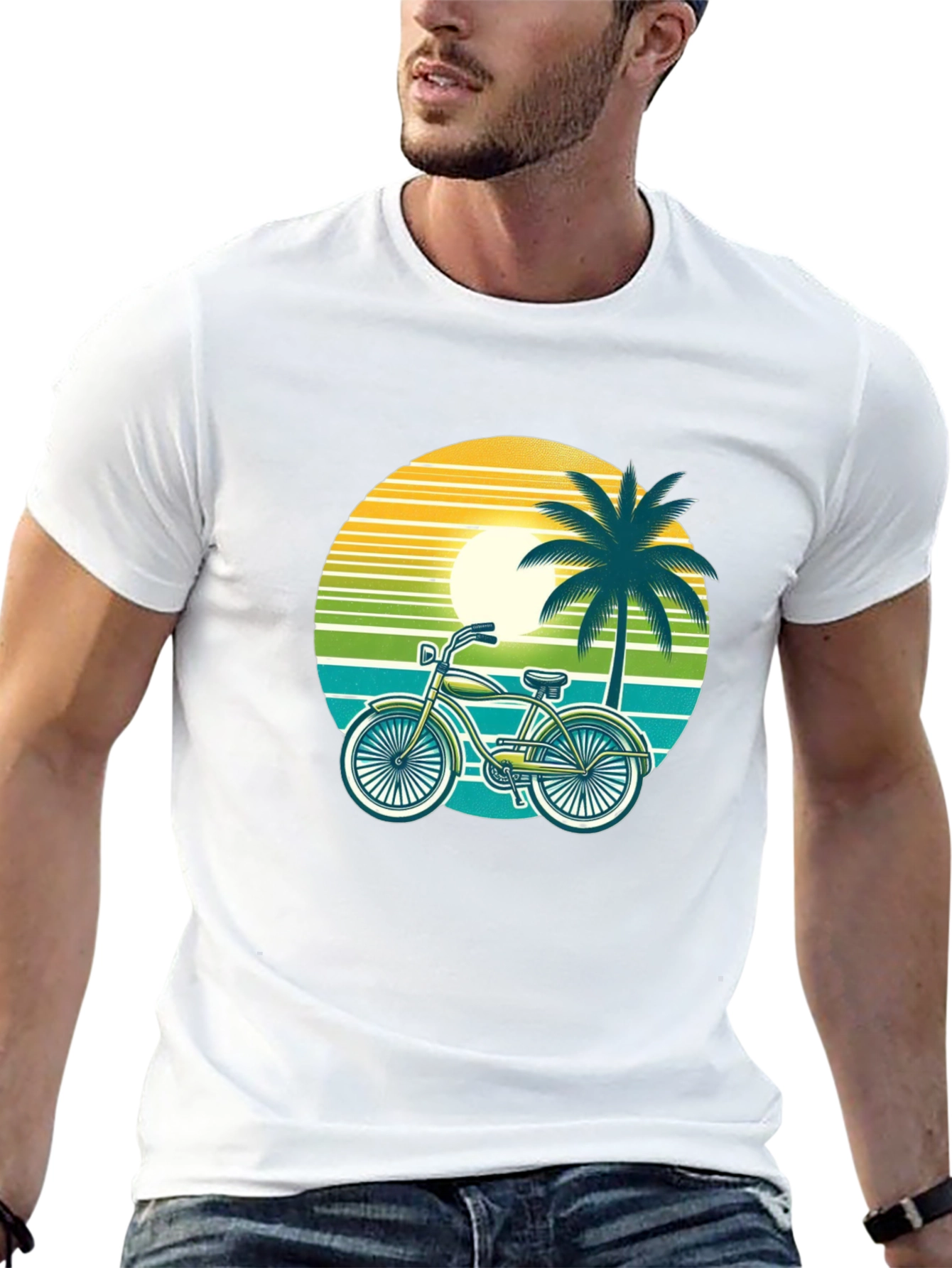 Retro Beach Cruiser Graphic Tee